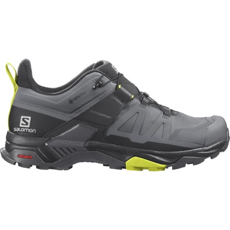 Dark Grey Salomon X Ultra 4 GTX Men\'s Hiking Shoes | IE YS2854